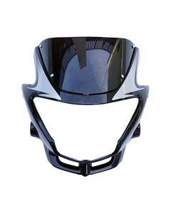 NIKAVI N523B Head Light Mask Compatible Compatible for Hero Glamour ASFS 2010 Bk-Grey