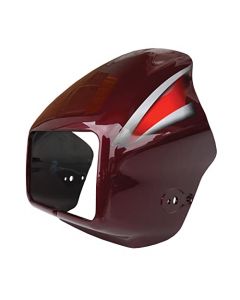 NIKAVI N506F Head Light Mask Compatible Compatible for Hero Splendor Pro W.Red