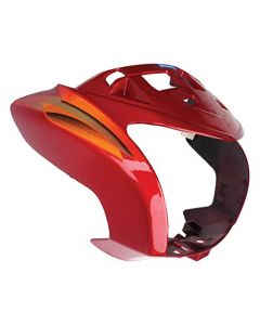 NIKAVI N531C Head Light Mask Compatible Compatible for Hero Splendor Pro 2016 Red