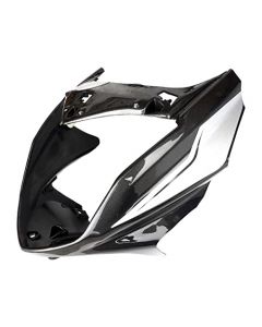 NIKAVI N537A Head Light Mask Compatible Compatible for Hero Splendor ISMRT New Model 110CC S.Red-Black