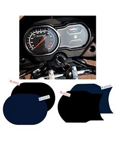NIKAVI SMSG13 Speedo Meter Screen Protector Scratch Guard Compatible for - Bajaj Platina 100 ES BS6 + NKVKC