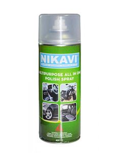 NIKAVI 3PS Multipurpose All in One Polish Spray - 400ml Suitable on Plastic | Chrome | Aluminium | Paint