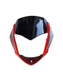 NIKAVI N509B Head Light Mask Compatible Compatible for Hero Super Splendor A/W Red