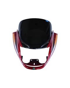 NIKAVI N533C Head Light Mask Compatible Compatible for Hero Super Splendor 2018 Red