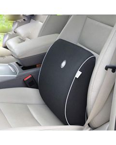 GiGi G-1066A 100% Pure Memory Foam Back Cushion, Orthopedic Design for Lower Back Pain Relief-Lumber Support Pillow Ideal for Home/Office Chair, Car Seat