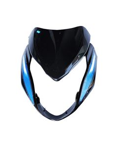 NIKAVI N541 Head Light Mask Compatible Compatible for Hero Glamour i3S (2018) Bk-Blue