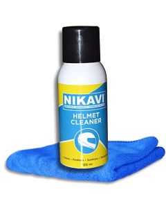 NIKAVI HLMC Helmet Cleaning Helmet Cleaner Spray, Sanitizes and Deodorizes Helmet - 120ml + NKVMC
