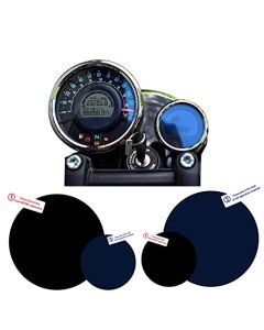 NIKAVI SMSG22 Speedo Meter Screen Protector Scratch Guard Compatible for - Royal Enfield Meteor 350 + NKVKC