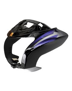 NIKAVI N531 Head Light Mask Compatible Compatible for Hero Splendor Pro 2016 Bk-Blue