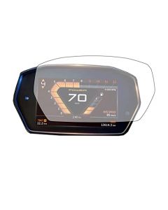 NIKAVI SMSG46 Screen Guard Protecter Compatible for TVS Raider 125 Smart Xonnect + NKVKC