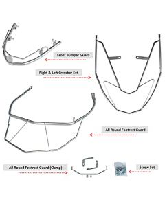 NIKAVI ARCG18 Bumper Crash Guard Compatible for TVS Ntorq