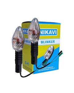 NIKAVI INDA49 Blinker Indicator Assly. Compatible for TVS Apache 4V (Front)