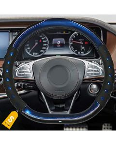 NIKAVI Fashion Steering Wheel Cover (Small– D)(36 cm) Blue