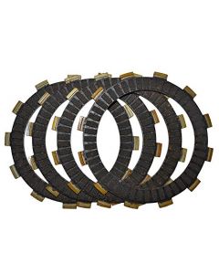 NIKAVI RCLP15 Rubber Clutch Plate (4) Compatible for Suzuki Heat (RCLP15)