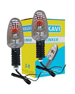 NIKAVI INDA25 Blinker Indicator Assly. Compatible for TVS Star Sports (Set of 2)