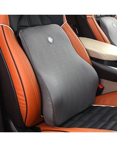 GiGi (G-1328 Lumbar Support for Office Chair | Back Pillow for Car | Memory Foam Orthopedic Cushion - Provides Low Back Support | Improves Posture | Washable Cover (Grey)