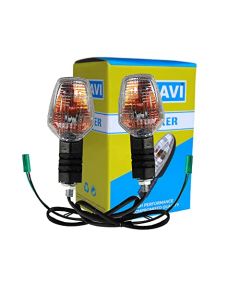 NIKAVI INDA48 Blinker Indicator Assly. Compatible for TVS Radeon (Set of 2)