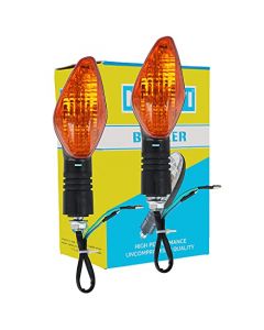 NIKAVI INDA34 Blinker Indicator Assly. Compatible for Hero Dream NEO/Dream CD-110 / NAVI (Set of 2)
