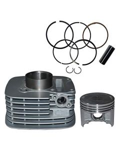 NIKAVI CBKP29 Cylinder Block Piston Kit Compatible for Suzuki Heat/Zeus