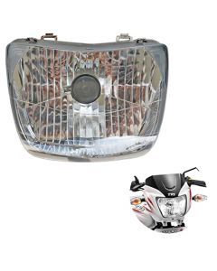 NIKAVI HLAS49 Headlight Assembly Compatible for TVS Star City Plus