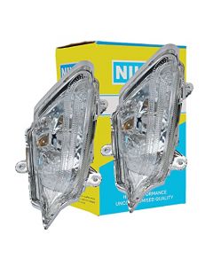 NIKAVI INDA41/42 Blinker Indicator Assly. Compatible for Honda Activa 3G/4G Front (Left and Right)