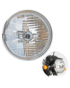 NIKAVI HLAS26 Headlight Assembly Compatible for Bajaj CT-100 (Round)