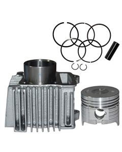 NIKAVI CBKP10 Cylinder Block Piston Kit Compatible for Hero Passion pro/Splendor pro (Silver)