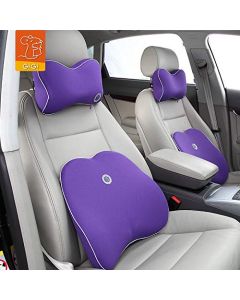 GiGi 100% Pure Memory Foam and Ergonomic Design Car Seat Neck Rest Cushion and Back Rest Cushion Head Rest Pillow for Car