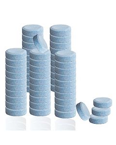 NIKAVI Car Windshield Washer Fluid Concentrate Tablets,Windshield Wiper Fluid Tablets (50 pcs)