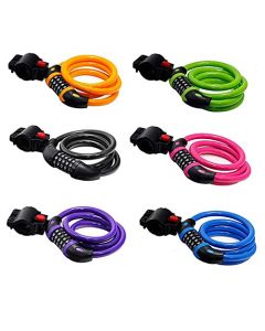 NIKAVI Multicolor Cable Lock - M4 (Pink)