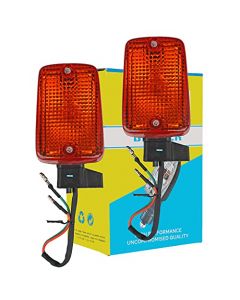 NIKAVI INDA11 Blinker Indicator Assly. Compatible for Hero Honda Front (Set of 2)