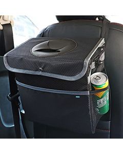 NIKAVI Car Seat Organizer for Front or Backseat - Great for Adults & Kids, Compartments for Tiffin, Toys, Magazines, Tissues, Maps, Books, Documents, Games & More