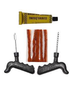 NIKAVI Puncture Repair Kit - Bike, Scooters, Autos, Car & Truck Tires Tubeless Tire Repair Kit