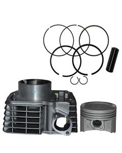 NIKAVI CBKP19 Cylinder Block Piston Kit Compatible for Honda Shine Silver