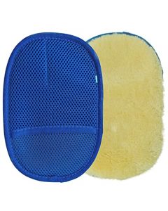 Nikavi Microfiber Car Wash Sponge Glove - Premium Chenille Microfiber - Lint Free - Scratch Free - Ultra Soft Automobile Cleaning Sponge, Black(Set of 1)