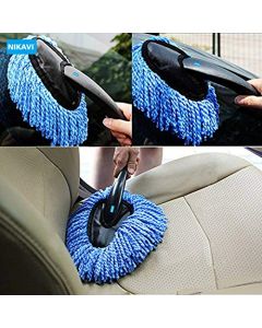 NIKAVI Microfiber Interior Exterior Multipurpose Cleaning Brush, Duster for Car and Home (Pack of 2)