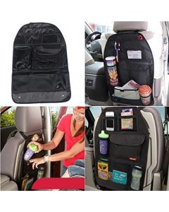 Car Seat Storage Bag Car Covers Back Seat Organizer Auto Multi Holder Pocket Organizer Bag Assorted Bag Pocket Pack of 1 Black