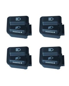 NIKAVI MS28 Dim/Dip Switch With Passing Compatible For Honda Activa/Dio All Models (Pack of 4)