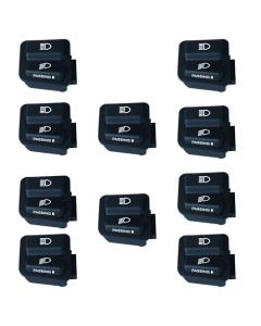 NIKAVI MS28 Dim/Dip Switch With Passing Compatible For Honda Activa/Dio All Models (Pack Of 10)
