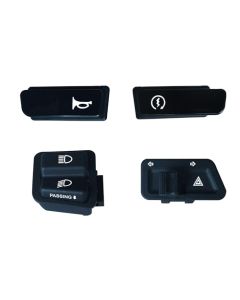 NIKAVI Modular Switches Combo, Starter Switch, Horn Switch, Dim/Dip Switch With Passing, Indicator Switch With Parking (MS6, MS7, MS28, MS29)