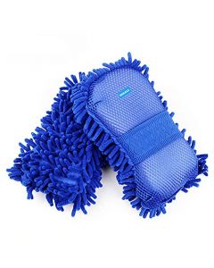 NIKAVI Multipurpose Microfiber Wash and Dry Cleaning Sponge & Scrubs